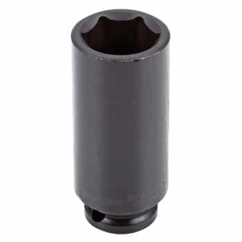 Capuchon 3/8 ", 6 côtés long * force * 19mm