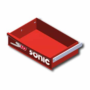 Grand tiroir pour chariot à outils S10, rouge