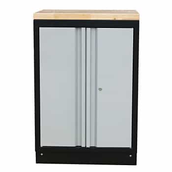 MSS 26 "Armoire de rangement avec dessus en bois