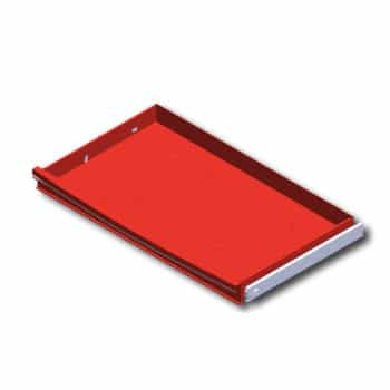 Petit tiroir pour chariot à outils S11, rouge