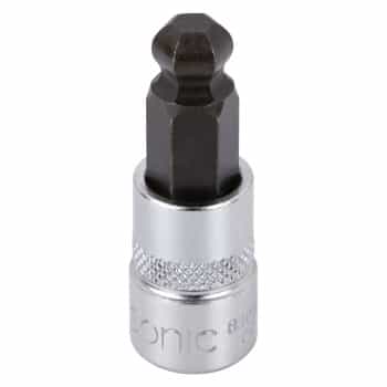Bitdop 1/4 ", six pans creux avec rotule 7mm
