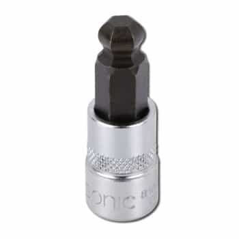 Bitdop 1/4 ", six pans creux avec tête sphérique 9mm