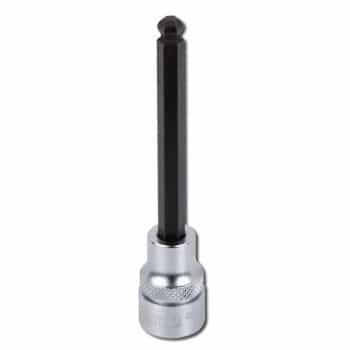 Bitdop 3/8 ", six pans creux avec tête sphérique 8mm