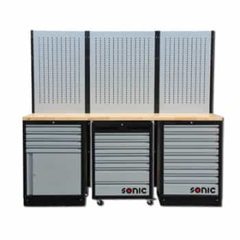 Configuration MSS 26 "/ 34" avec 20 tiroirs avec dessus en bois
