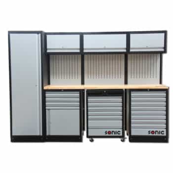 Configuration MSS 26 "/ 34" avec 20 tiroirs avec dessus en bois