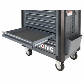 Petit tiroir gris foncé pour chariot à outils S9