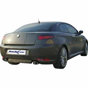Double Sportlaat 100% en acier inoxydable Alfa Romeo GT 1.9 MJET 2004- gauche / droite 120x80mm