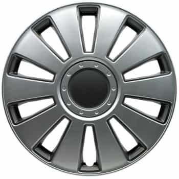 Jeu d'enjoliveurs de roue Pennsylvania 16 pouces argent / anthracite