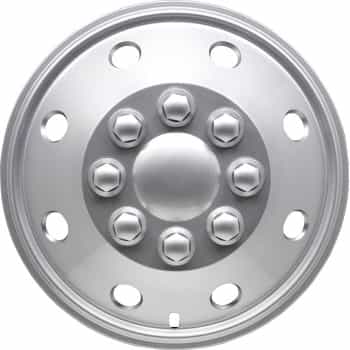 Jeu d'enjoliveurs Utah 15 pouces argent (Convex Rims)