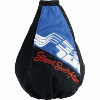 Simoni Racing Gear Shift Cover Sport Action noir/bleu Microfibre