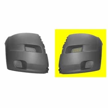 PARE-LAMPE DE PARE-CHOC AVANT GAUCHE Apprêt + / sans TROU D'ÉCLAIRAGE 1651565 Equipart