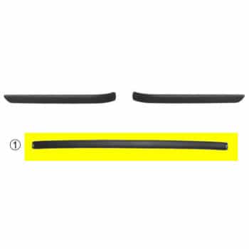 Baguette et bande protectrice, pare-chocs