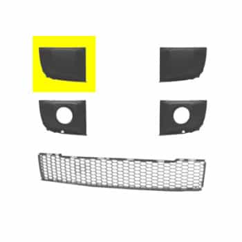 Grille de ventilation, pare-chocs