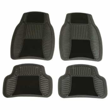 Ensemble de tapis de voiture universels en caoutchouc/moquette « Dakota » Carpoint