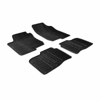 Tapis en caoutchouc pour Hyundai i30 / Kia Cee'd 2007- 2011 (T-Design 4 pièces)