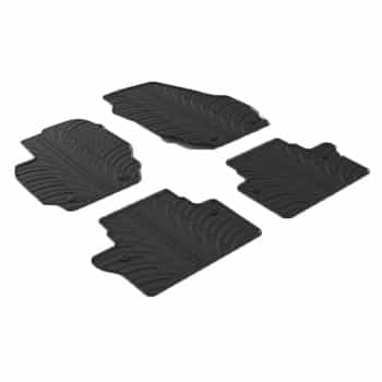 Tapis en caoutchouc pour Volvo V70/XC70 2007- 4 pièces