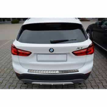 Protection de seuil arrière en inox BMW X1 F48 2015- 'Ribs'