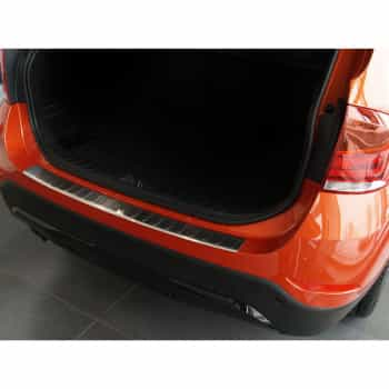 Protection de seuil arrière en inox BMW X1 / E84 2009-2012 'Ribs'