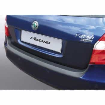 Protection de seuil arrière ABS Skoda Fabia II Kombi 2007- Noir