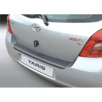 Protection de seuil arrière en ABS Toyota Yaris II 2006-2009 Noir