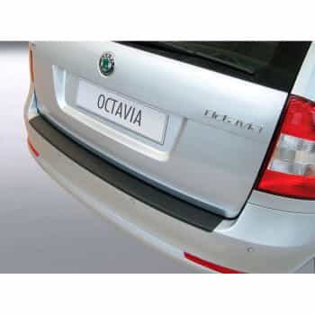Protection de seuil arrière ABS Skoda Octavia Kombi 2009-2013 Noir