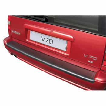 Protection de seuil arrière ABS Volvo V70 1996-2000 (pour pare-chocs peints) Noir