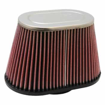 Filtre universel K & N connexion 89 mm, fond 216 mm x 133 mm, haut 159 mm x 102 mm, hauteur 140 mm (RC-504