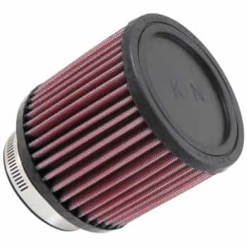 Filtre cylindrique universel K & N avec connexion de 76mm, angle de 5 degrés, externe de 110mm, hauteur de 102mm