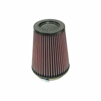 Filtre conique universel K&N Connexion 102 mm, bas 137 mm, haut 102 mm, hauteur 165 mm, haut en carbone (R