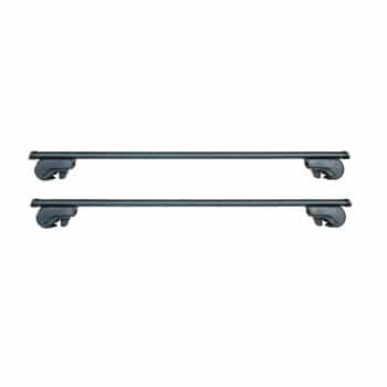 Jeu de barres de toit Twinny Load Steel S01 - Avec rails de toit ouverts