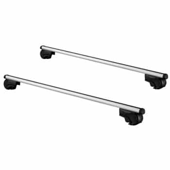 Barres de toit Twinny Load Alu Driver U01 - Avec rails de toit ouverts