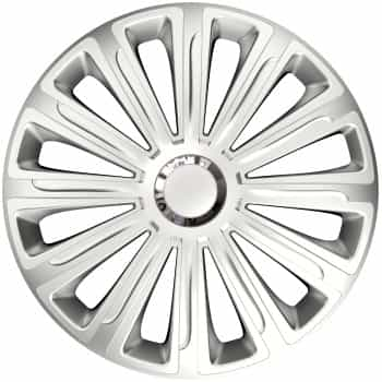 Jeu de enjoliveurs de roue 4 pièces Trend Silver 13 pouces