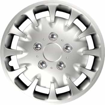 Jeu de raccords de roue 4 pièces, boulon NC, argent, 16 pouces