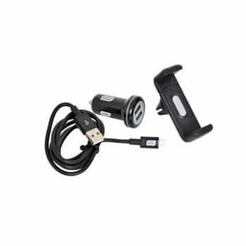 Carpoint Chargeur Voiture Set 3 en 1