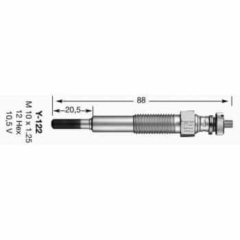Bougie de préchauffage 6925 NGK