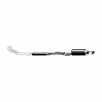 Pot d'échappement Simons pour BMW Série 5 E28 Berline 528i/iA 9/1982-