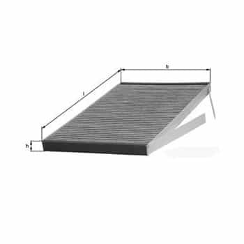 Filtre, air de l'habitacle LAK 58 Mahle