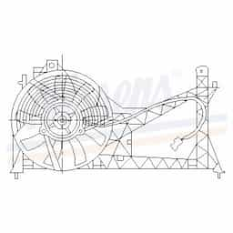 Ventilateur, refroidissement du moteur