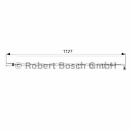 Contact d'avertissement, usure des plaquettes de frein 1.987.473.059 Bosch