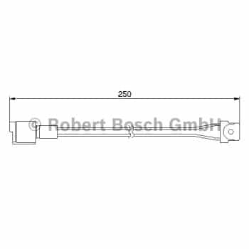 Contact d'avertissement, usure des plaquettes de frein 1 987 474 905 Bosch
