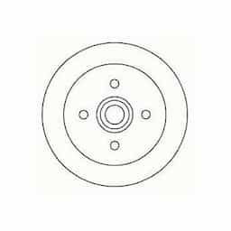 Tambour de frein 5180-S ABS