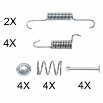 Kit d'accessoires, mâchoires de frein de stationnement
