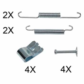 Kit d'accessoires, mâchoires de frein de stationnement