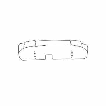 AMPLIFICATEUR PARE-CHOCS AVANT -6/03 MOUSSE 1828561 Van Wezel