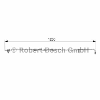 Contact d'avertissement, usure des plaquettes de frein 1.987.473.022 Bosch
