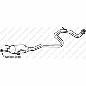 Silencieux central 281-899 Bosal