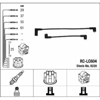 Kit de câbles d'allumage 8220 NGK