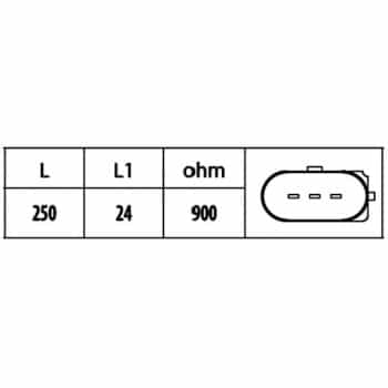 Capteur d'angle, vilebrequin 6PU 009 146-581 Hella