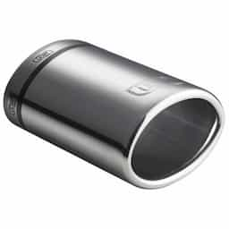 Embout d'échappement Ulter Sport - Ovale 120x80mm - Longueur 120mm - Montage 50 à 70mm - Inox