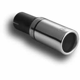 Embout d'échappement Ulter Sport - Rond 60mm - Longueur 90mm - Montage ->50mm - Inox